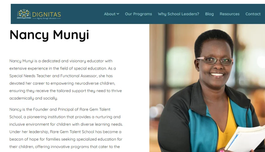 Nancy Munyi: Co-founder of Dyslexia Organization Kenya